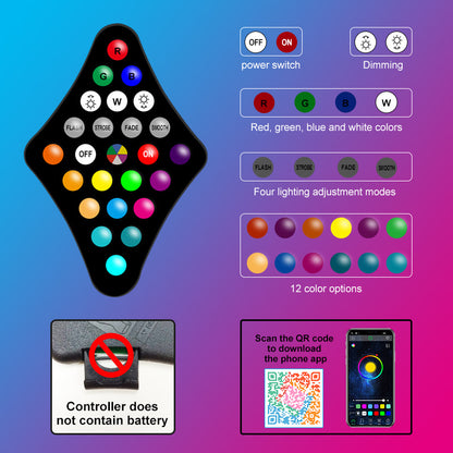 USB LED Strip Lights APP Control Color Changing Lights