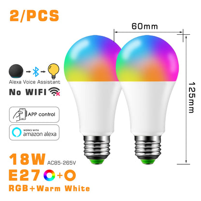 Smart LED Light Bulb RGB Bluetooth-Compatible