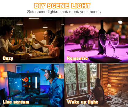 Smart LED Light Bulb RGB Bluetooth-Compatible